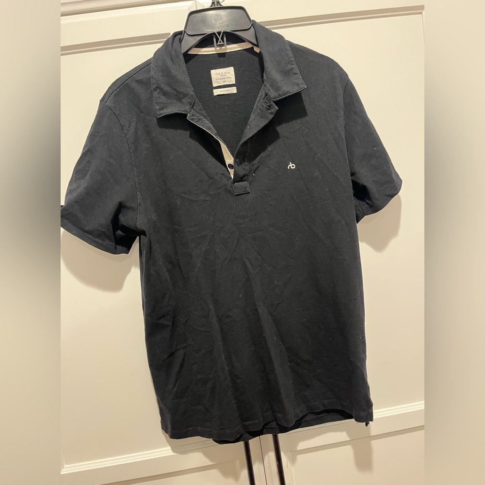 Rag & Bone Black Polo size M